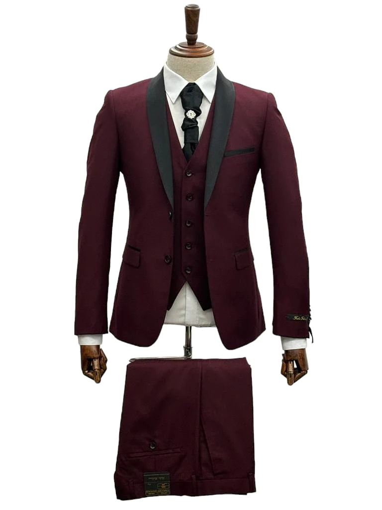 FF2SSX+V-1230 Burgundy/Black